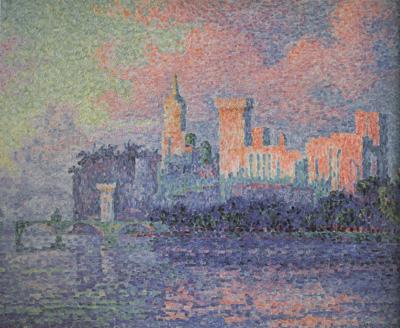 Paul Signac The Papal Palace Avignon (nn03)